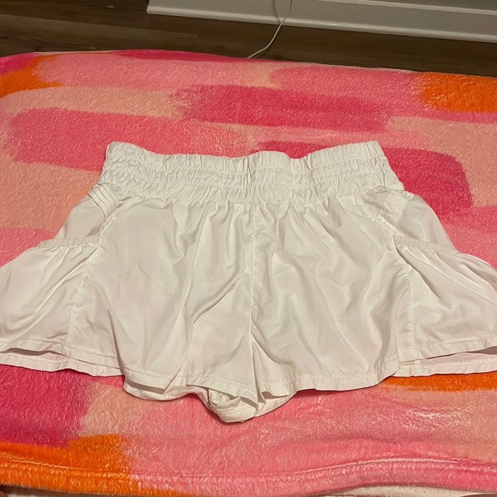 Free People Get Your Flirt On Shorts-White
